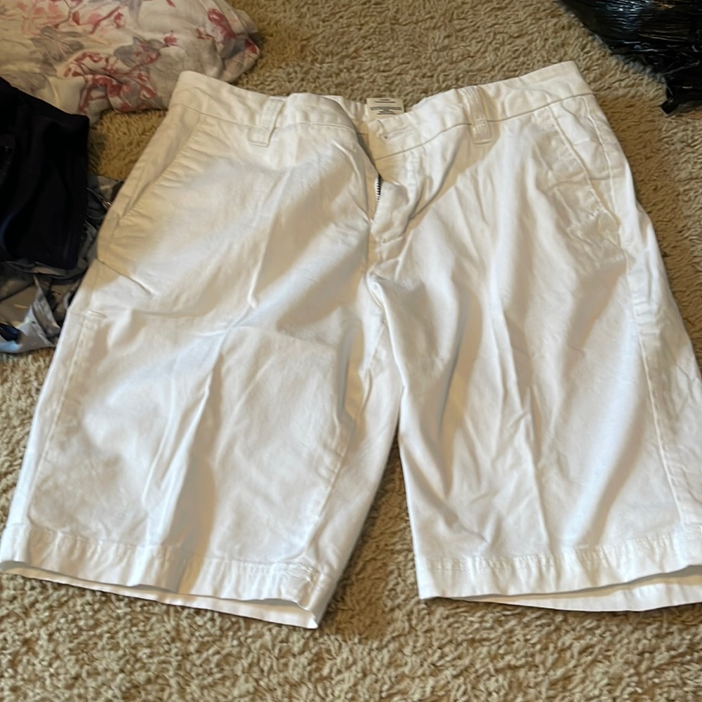 long jean shorts